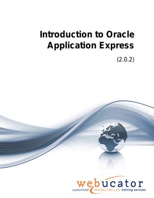 Introduction to Oracle Application Express