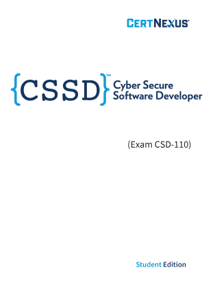 CertNexus Cyber Secure Software Developer (CSSD) Exam CSD-110