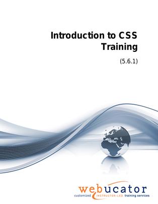 Introduction to CSS Training