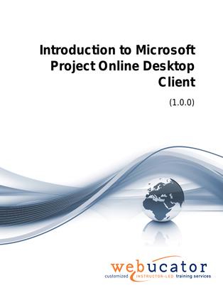 Introduction to Microsoft Project Online Desktop Client