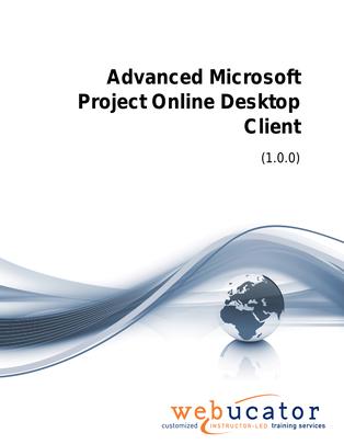 Advanced Microsoft Project Online Desktop Client